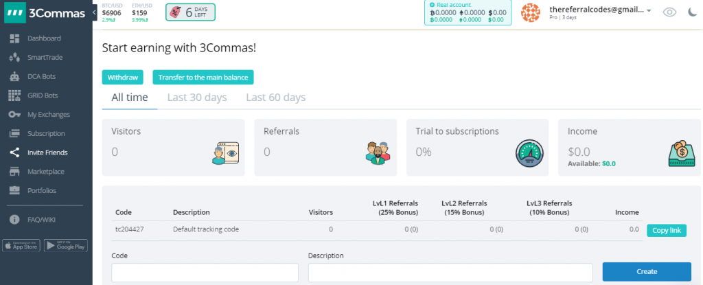 3Commas Referral Link