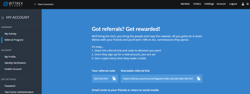 bittrex referral code